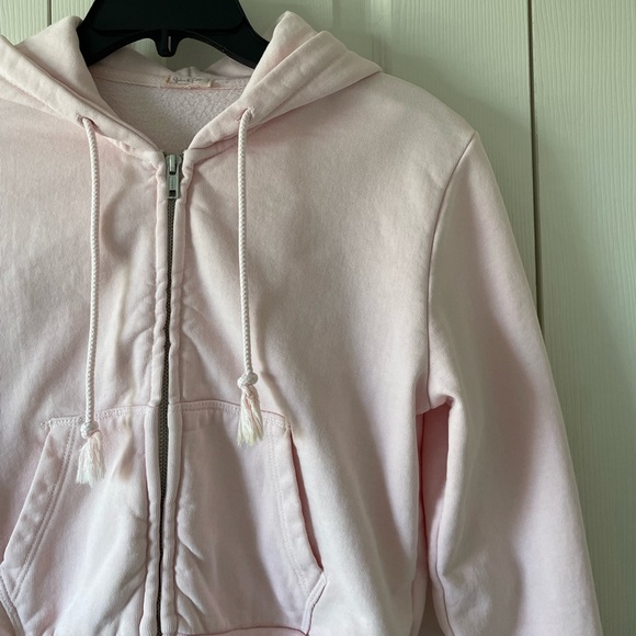 Brandy Melville John Galt Crystal Hoodie Pink, OS - Picture 5 of 11